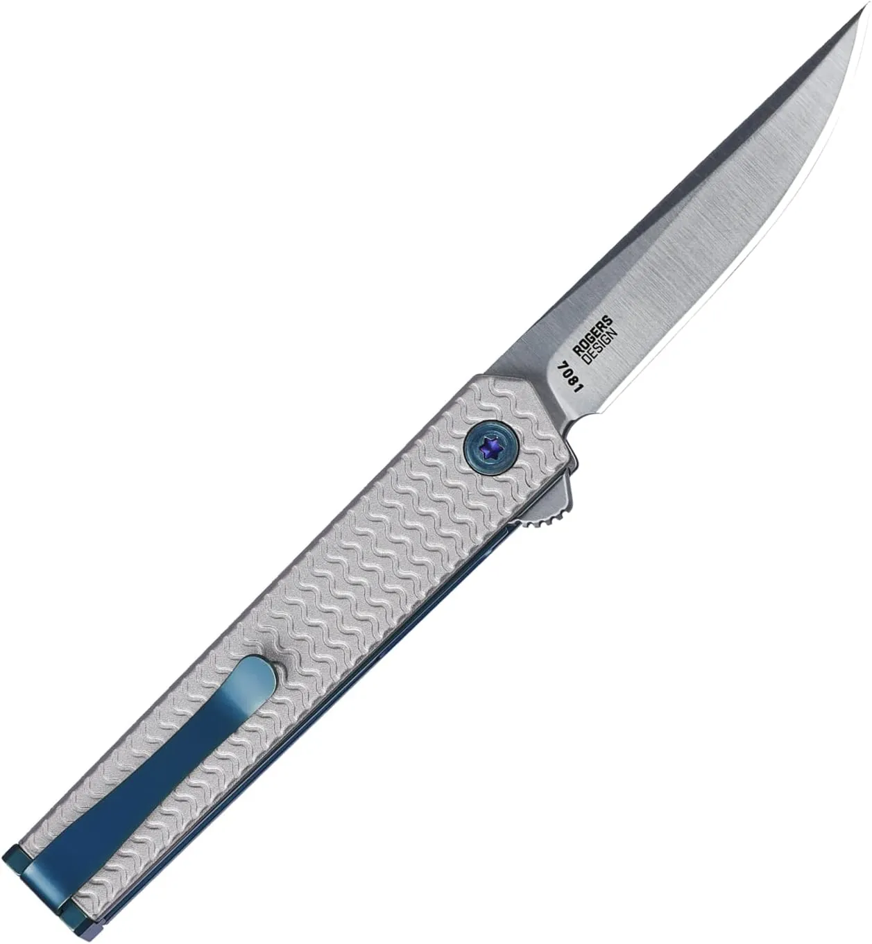 CRKT Ceo Microflipper EDC Folding Pocket Knife: Gentleman's Knife, Everyday Carry, Liner Lock, Aluminum Handle with Deep Carry Pocket Clip 7083