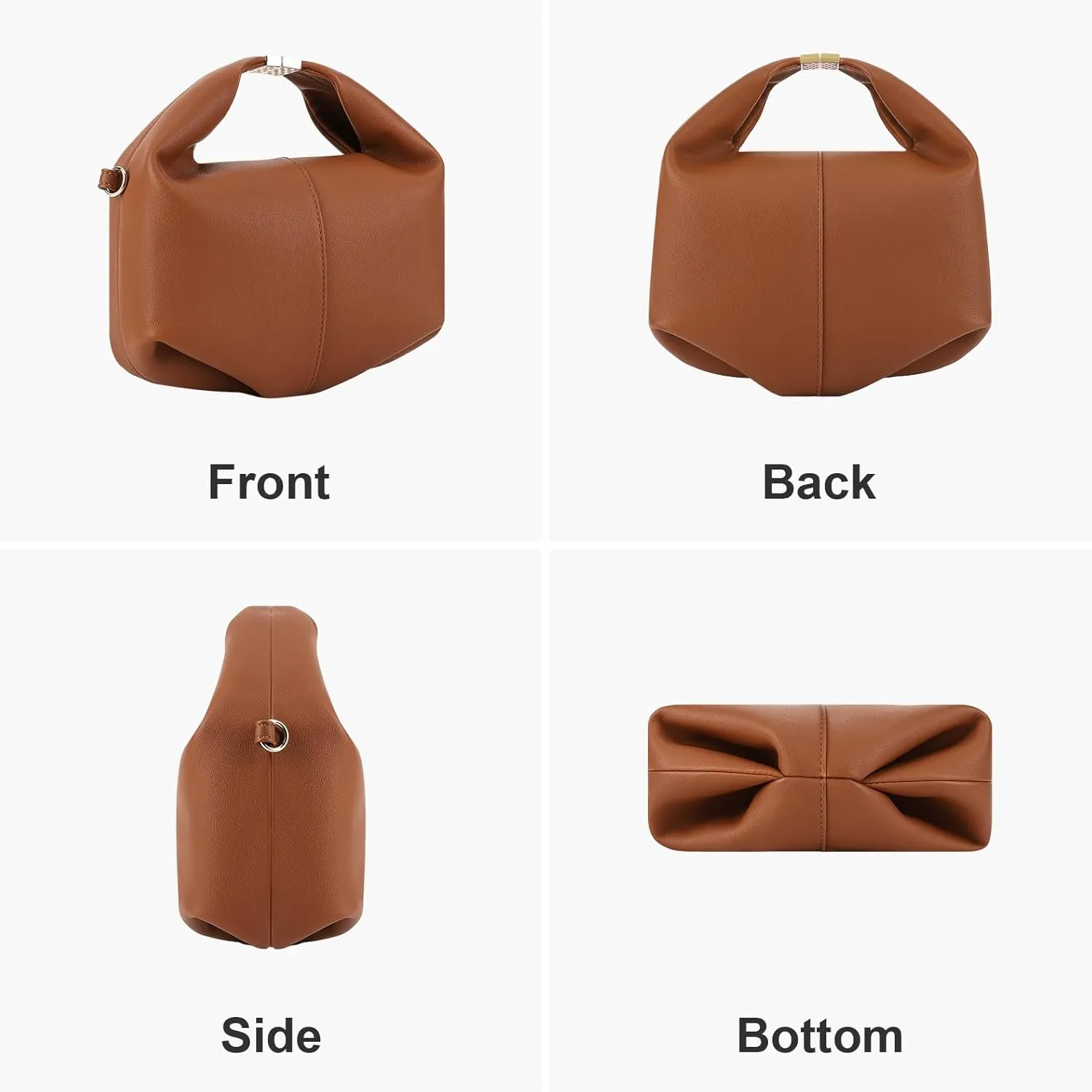 Crossbody Bags Purse Top Handle Bag Chic Dumpling Clutch Designer Small Faux Leather Shoulder Hobo Satchels for Women