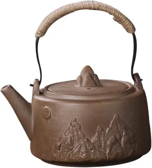 CSCDD Cooking Tea Stove Firewood Burning Beam Pot Retro Fire Carbon Teapot Outdoor Camping