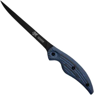Cuda 6" Fillet Professional Saltwater & Freshwater Corrosion Resistant Stainless Carpenter Steel Fish Filleting Knife with Hard Molded Sheath Included