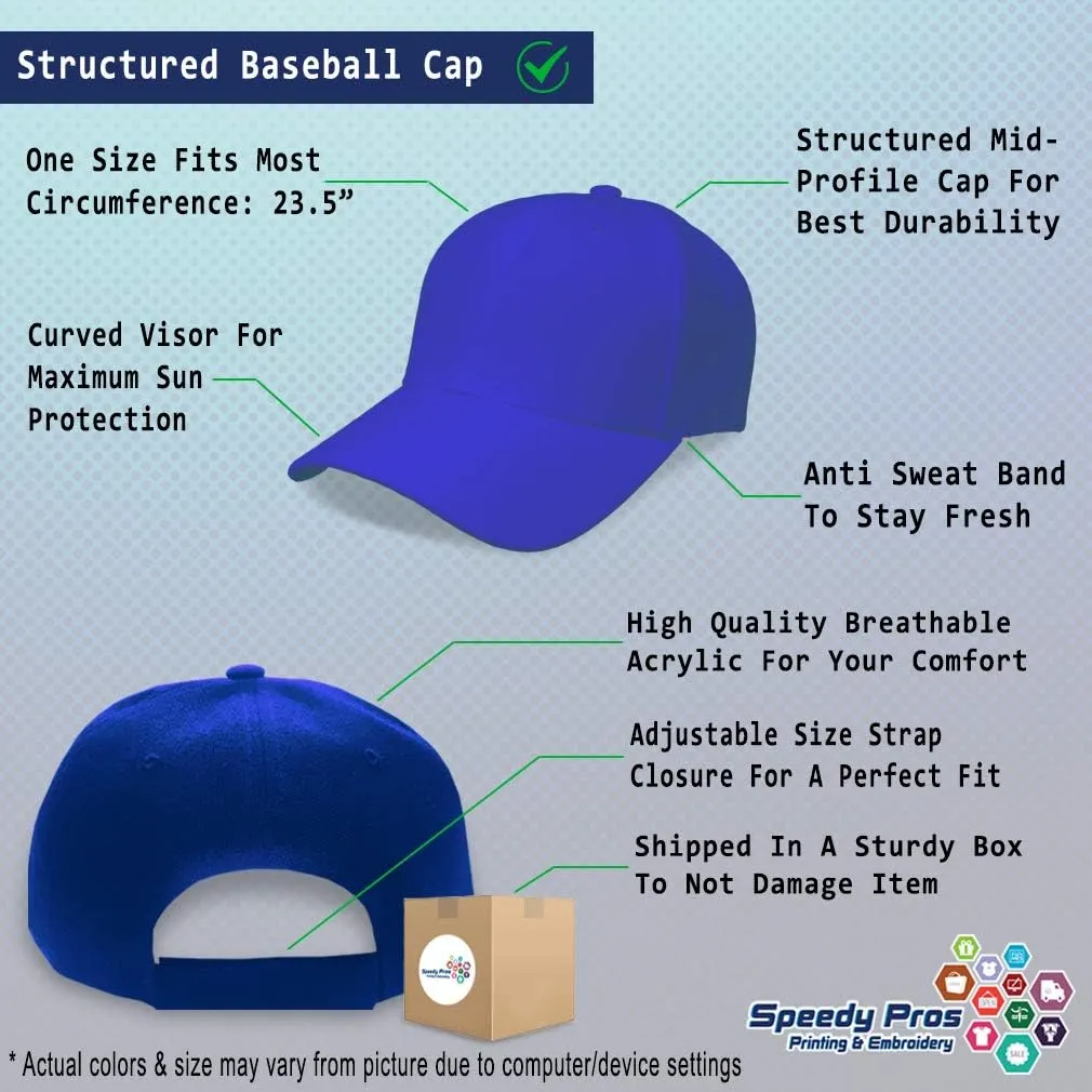 Custom Baseball Cap CEO Chief Executive Officer A Embroidery Strap Closure
