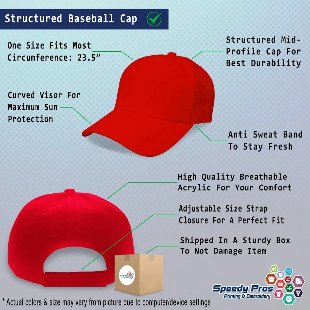 Custom Baseball Cap CEO Chief Executive Officer A Embroidery Strap Closure
