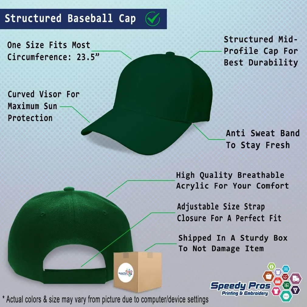 Custom Baseball Cap CEO Chief Executive Officer A Embroidery Strap Closure