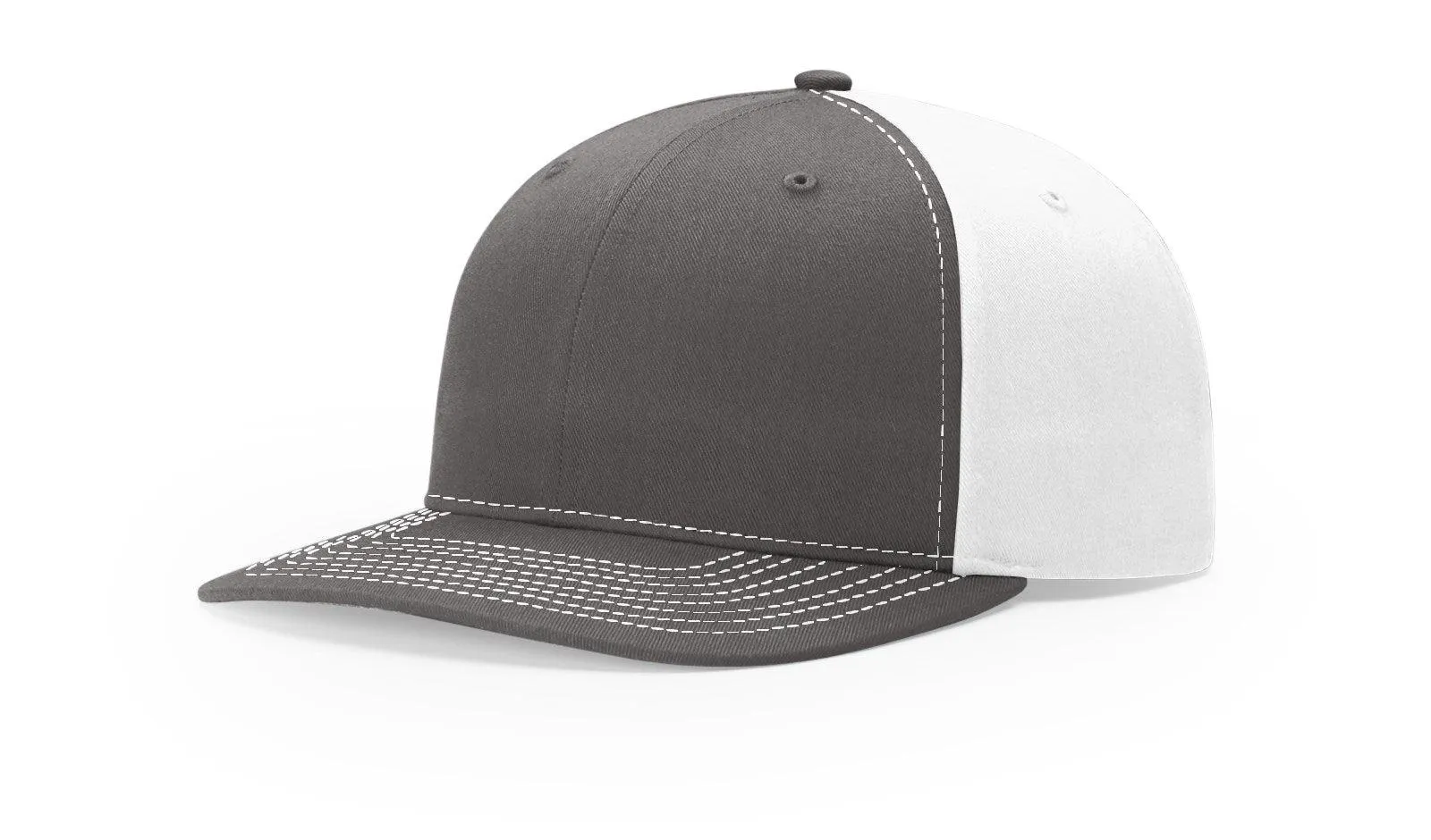 Custom Embroidered Richardson 312 Solid Twill Trucker Snapback Cap