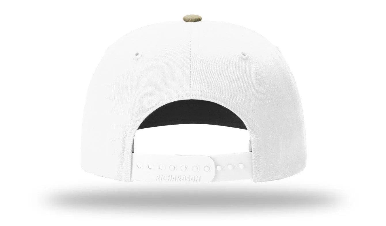 Custom Embroidered Richardson 312 Solid Twill Trucker Snapback Cap