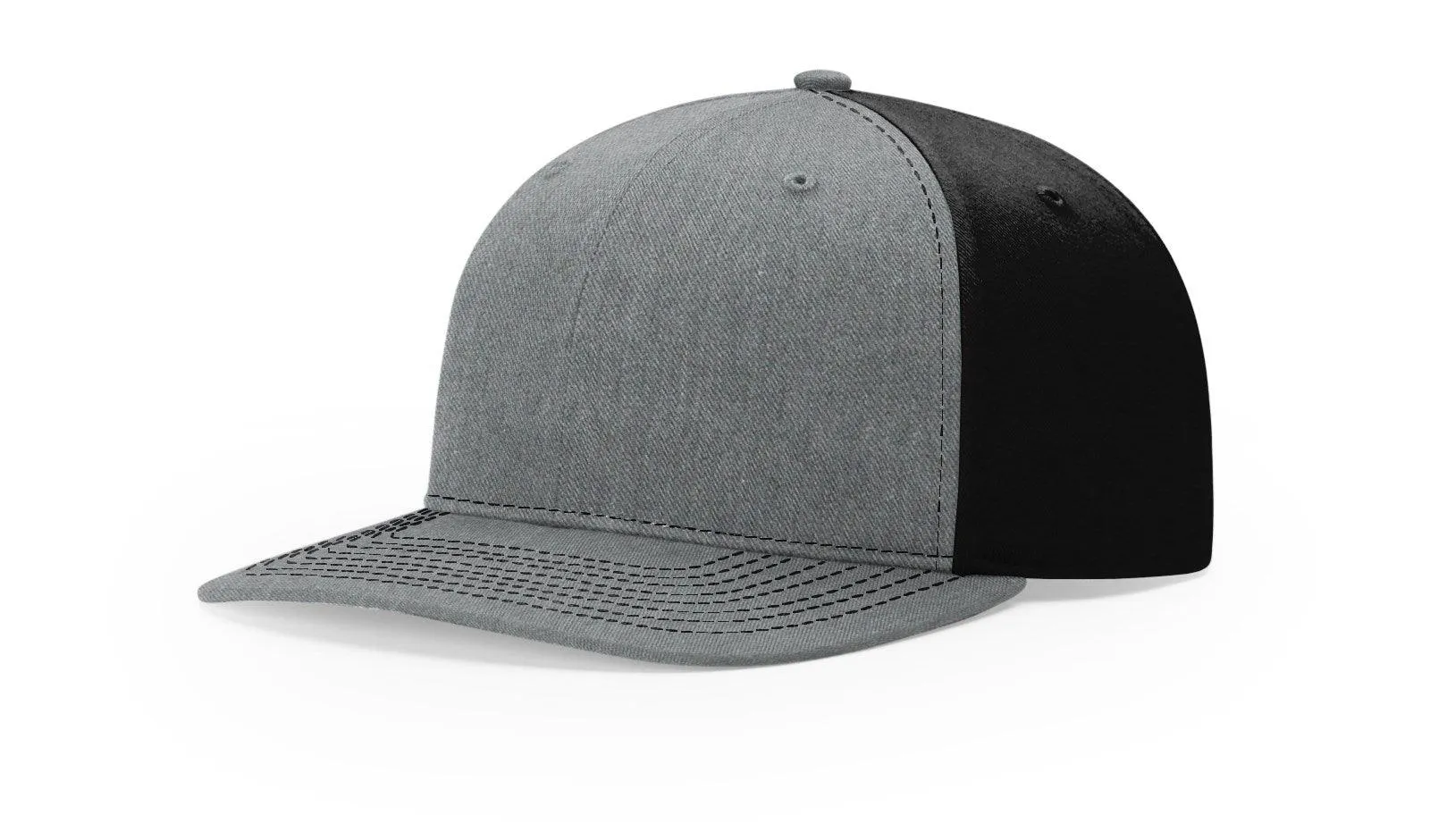 Custom Embroidered Richardson 312 Solid Twill Trucker Snapback Cap