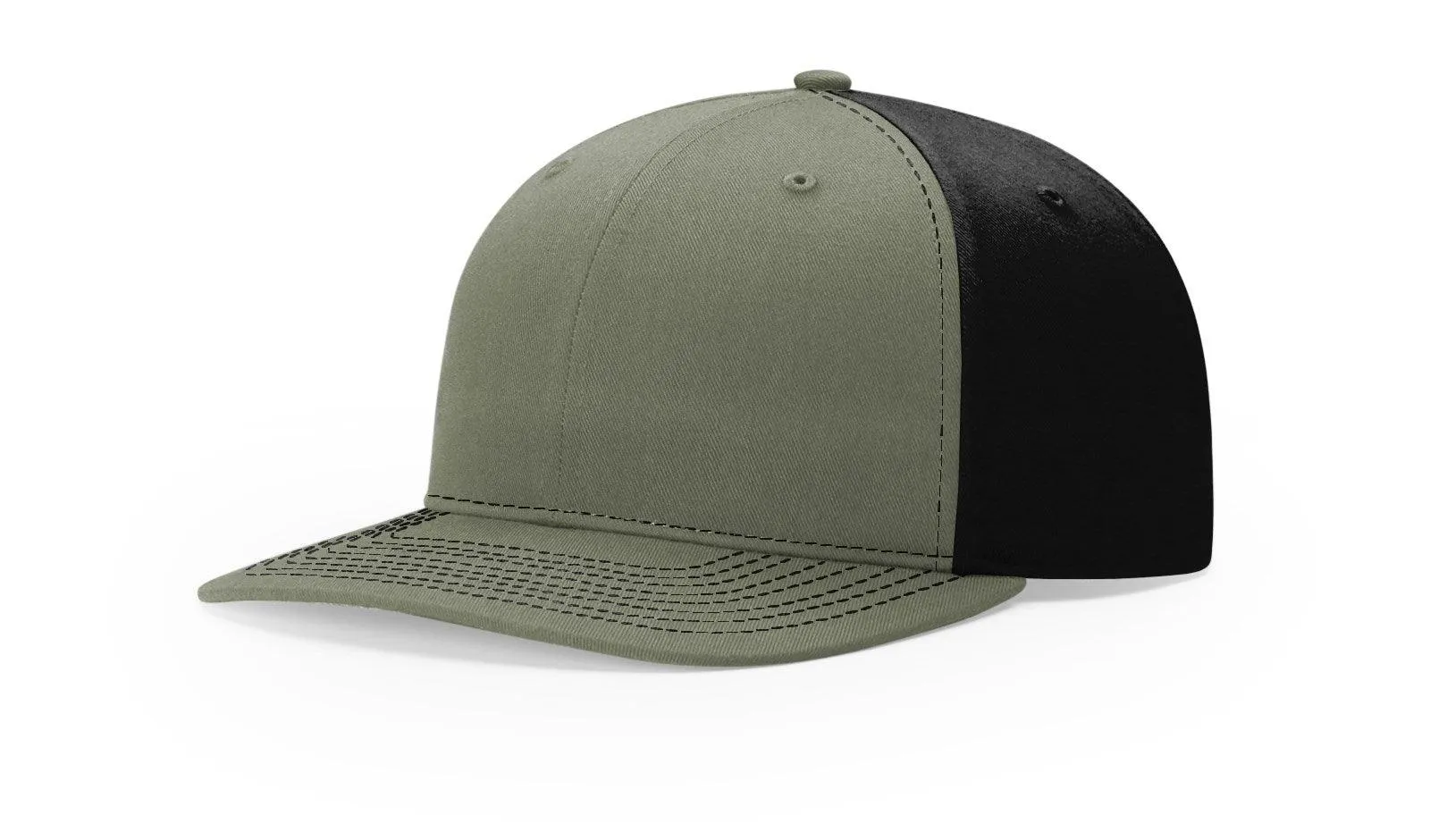 Custom Embroidered Richardson 312 Solid Twill Trucker Snapback Cap