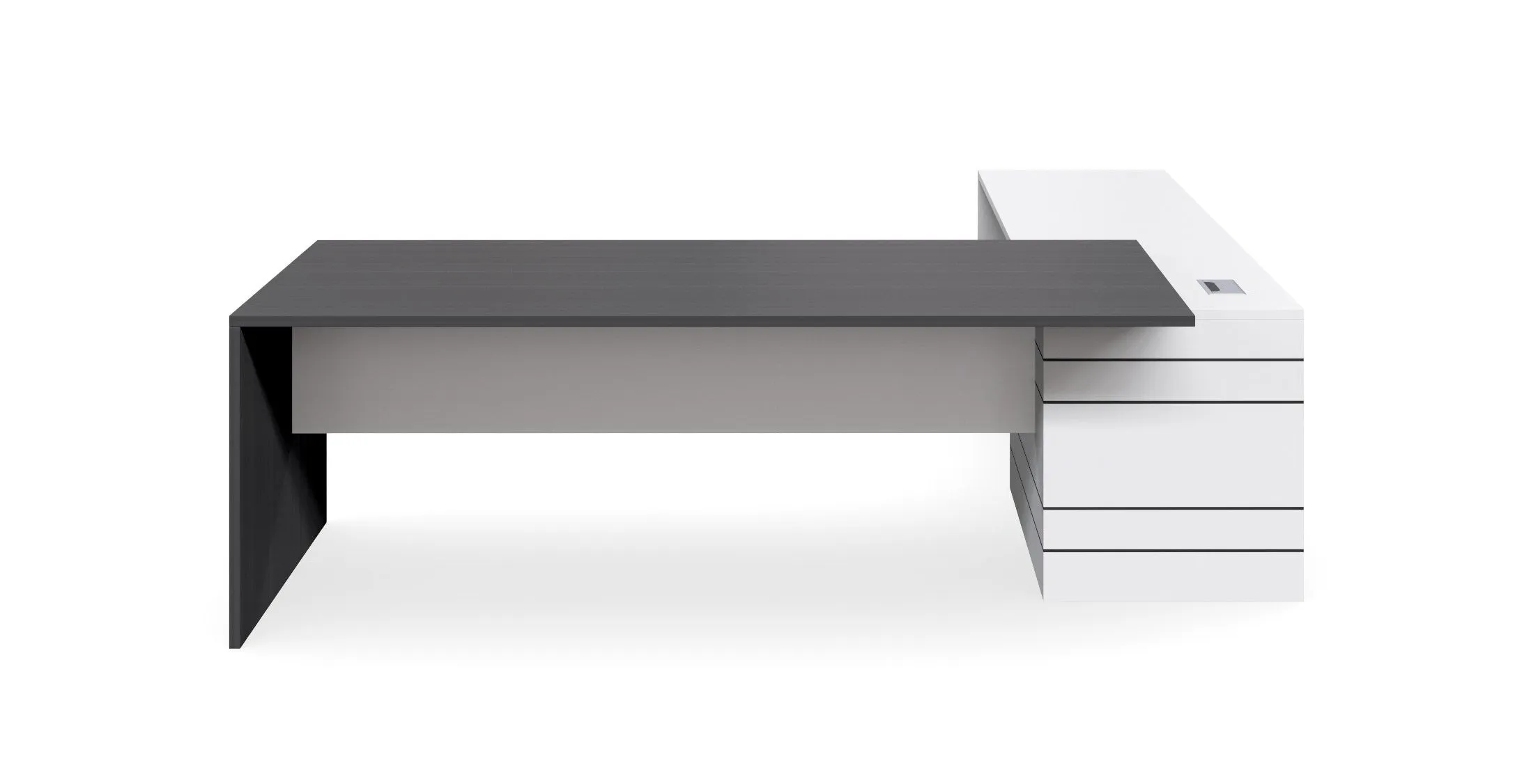 Custom Envoy 1.8m Executive Office Desk - Left Return