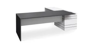 Custom Envoy 1.8m Executive Office Desk - Left Return