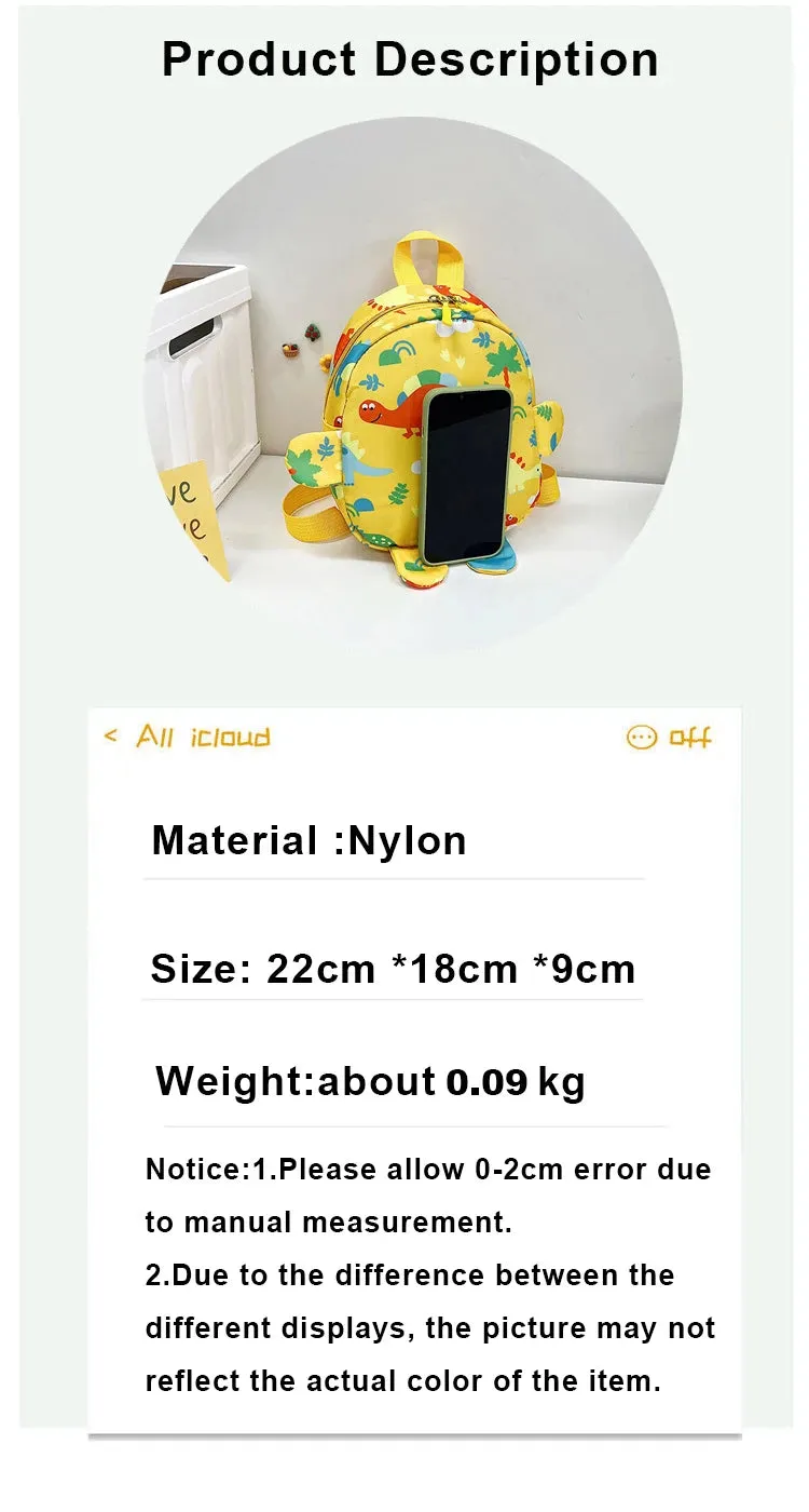 Cute Dinosaur Kids Backpacks