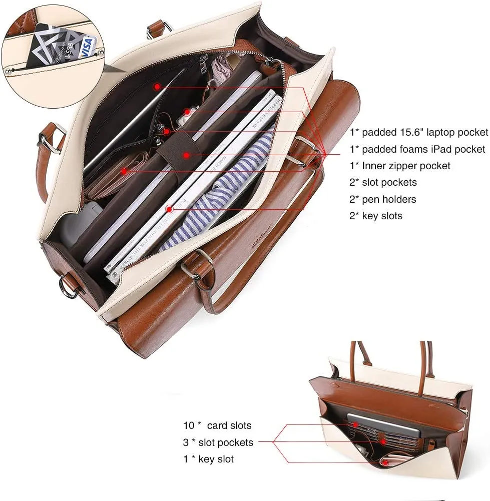 Davidson Elegant Women Lawyers Leather Briefcase