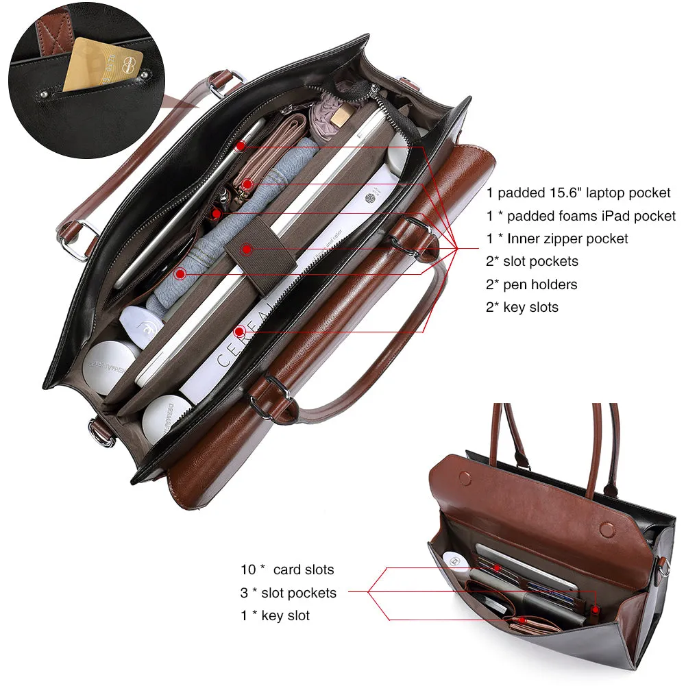 Davidson Elegant Women Lawyers Leather Briefcase