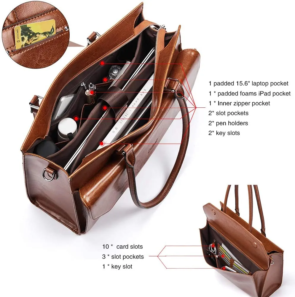 Davidson Elegant Women Lawyers Leather Briefcase