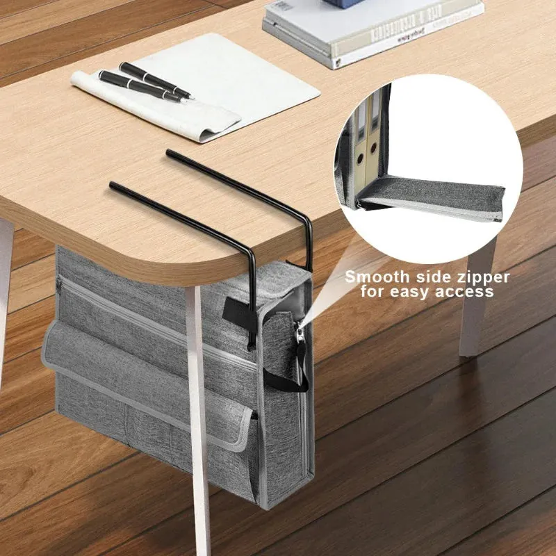 Desk Hanging Storage Bag For Office Supplies 36.8 X 29 X 14 Cm