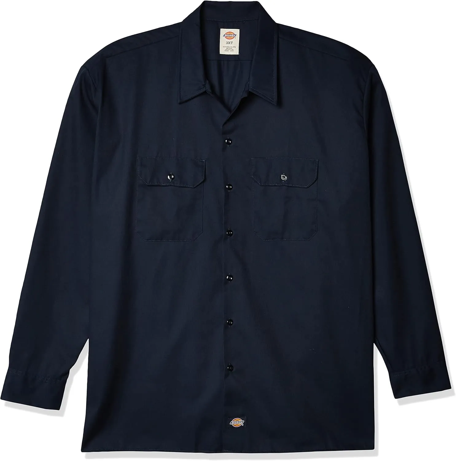 Dickies Men's Flex Relaxed Fit Long Sleeve Work Shirt