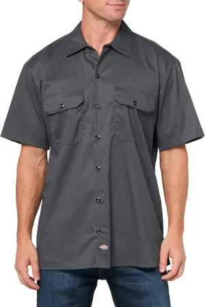 Dickies mens Flex Relaxed Fit Short Sleeve Work Shirt