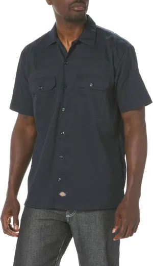 Dickies mens Flex Relaxed Fit Short Sleeve Work Shirt