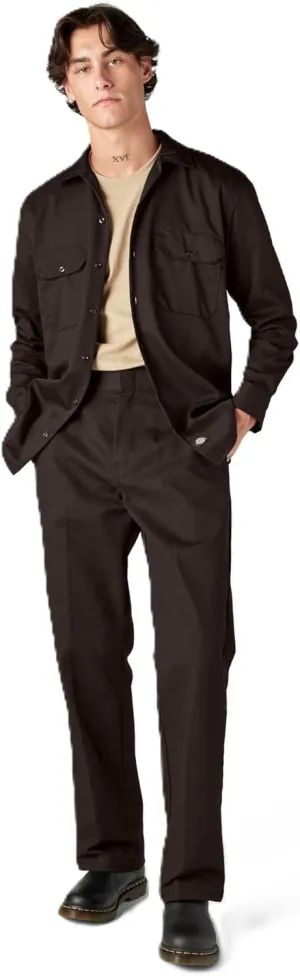 Dickies mens Long Sleeve Work Shirt