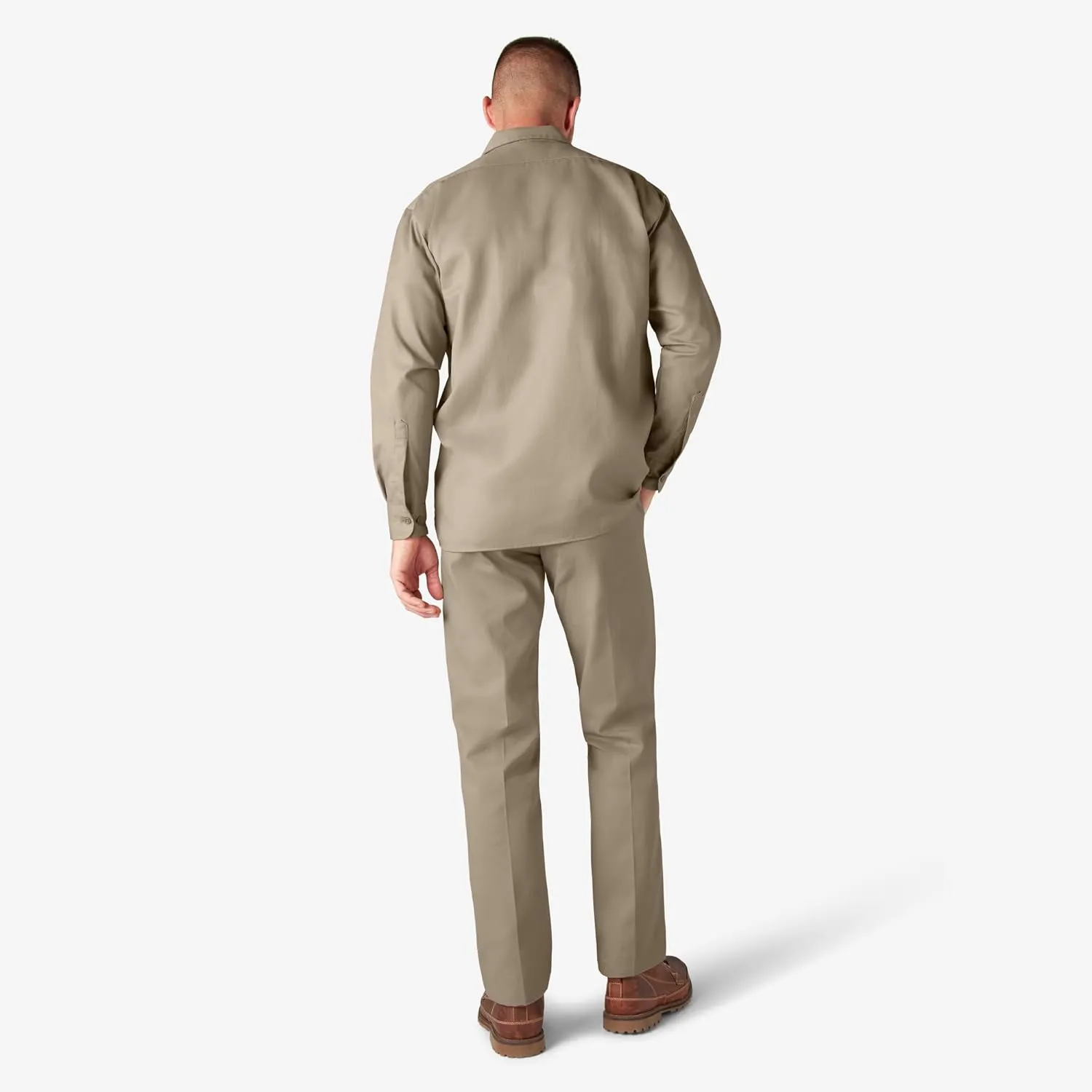 Dickies mens Long Sleeve Work Shirt