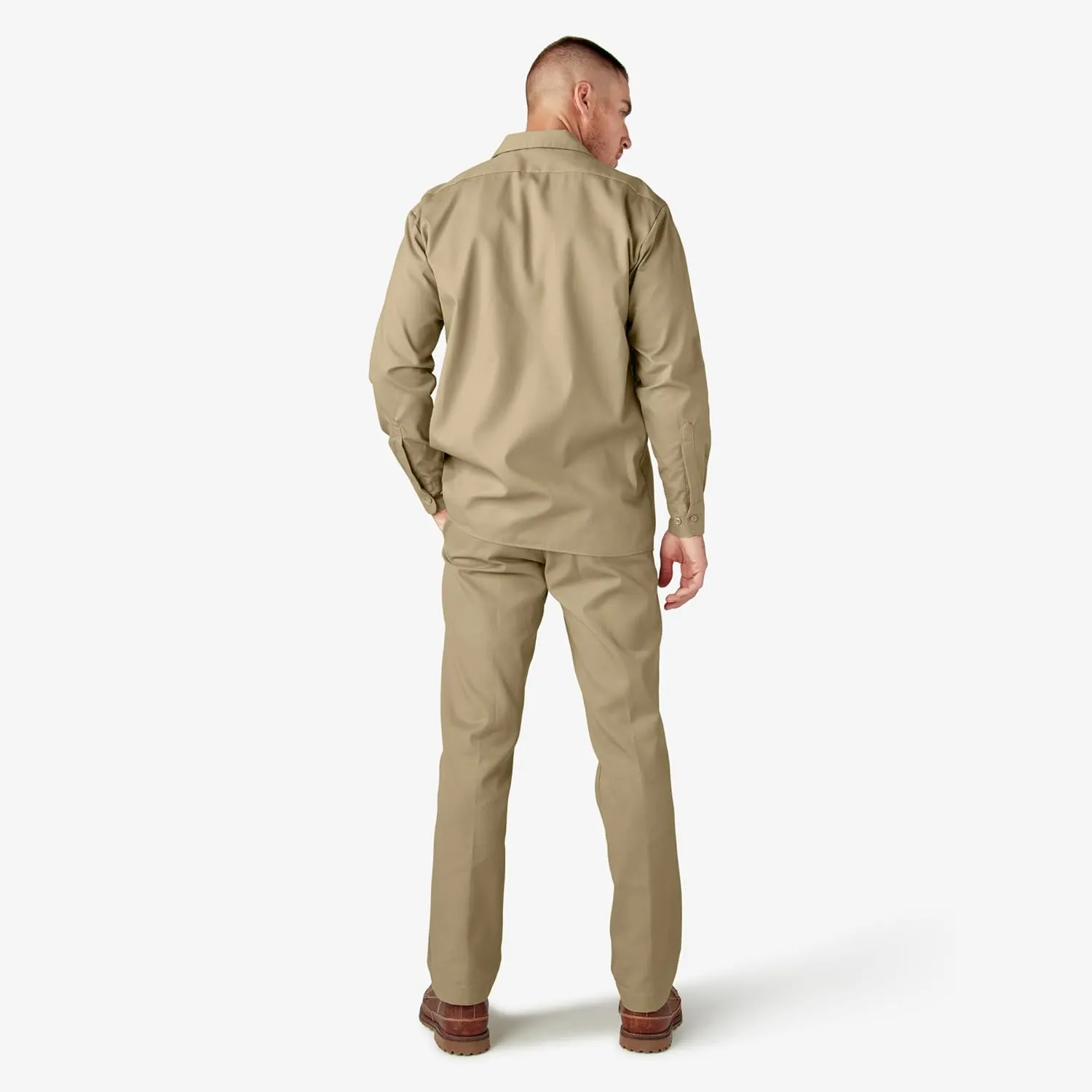 Dickies mens Long Sleeve Work Shirt