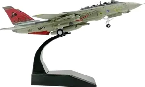 Diecast Plane Model 1:100 Scale for F14 Tomcat Fighter Alloy Model Plane Collection Home Decor