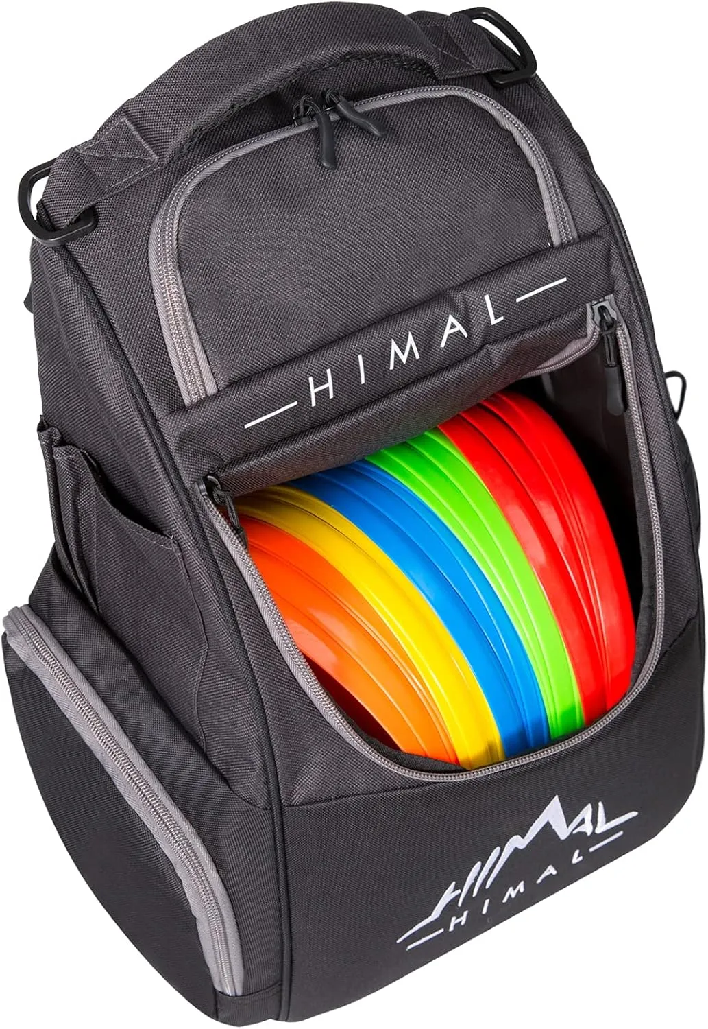 Disc Golf Bag Holds 22  Discs, Durable Disc Golf Backpack with Large Capacity, and Multiple Storage Pockets