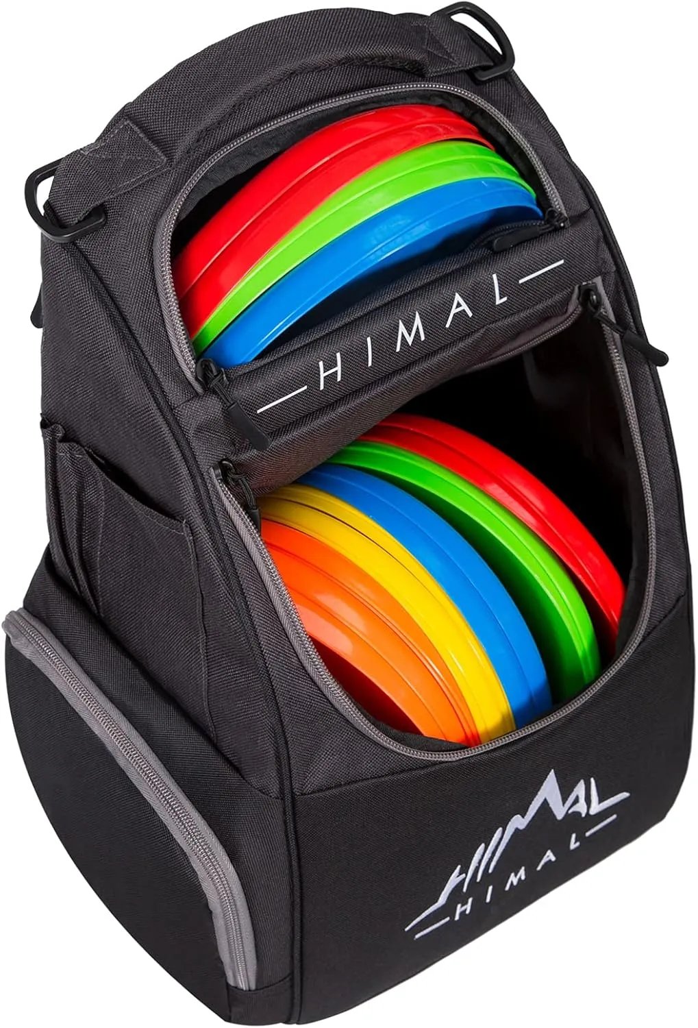 Disc Golf Bag Holds 22  Discs, Durable Disc Golf Backpack with Large Capacity, and Multiple Storage Pockets
