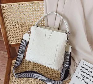 DIY Bag Satchel Purse Wallet Tote Making Kit PU Leather Material Pattern Accessory Handmade Handbag Shoulder Bag Sew Sewing Knitting Stitching Craft Tool Set Birthday Holiday Day Gift Video Sub