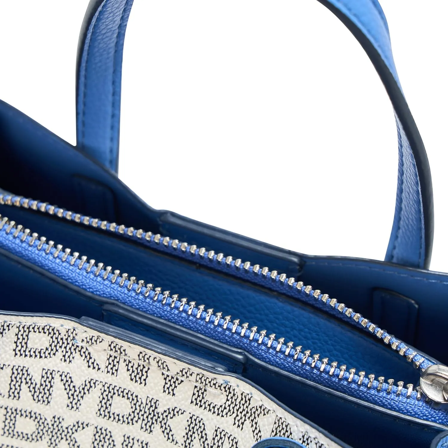 DKNY Farah Logo Crossbody Satchel with Padlock Charm