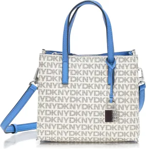 DKNY Farah Logo Crossbody Satchel with Padlock Charm