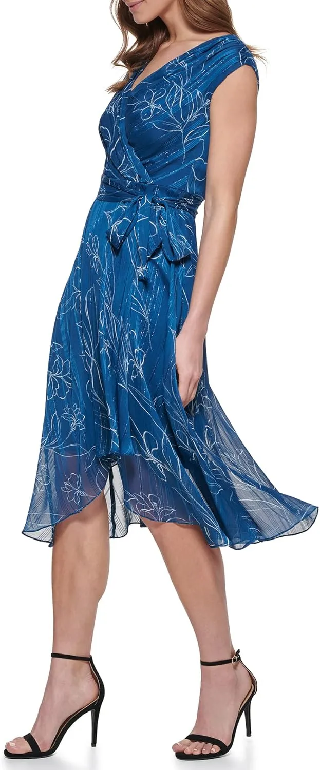 DKNY Women's Faux Wrap Dress