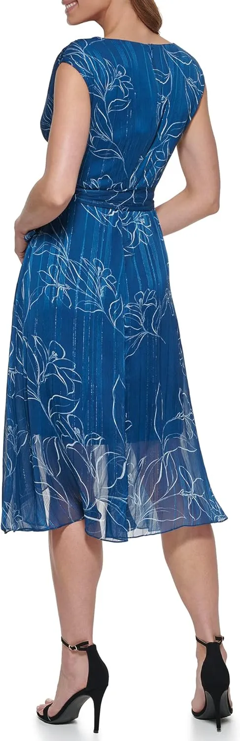 DKNY Women's Faux Wrap Dress