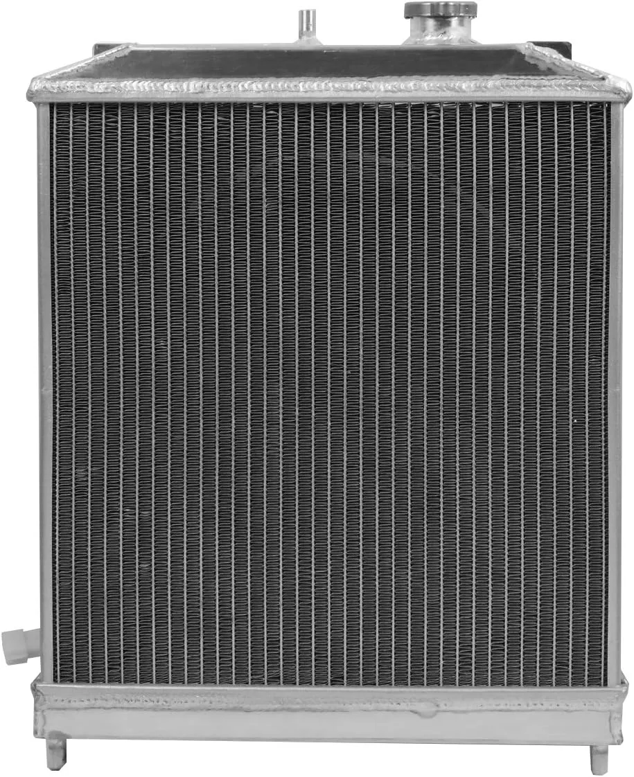DNA Motoring RA FS-HC92-42-2 2-Row Radiator with Fan Shroud Compatible with 92-00 Civic / 93-97 Del Sol / 94-01 Integra MT