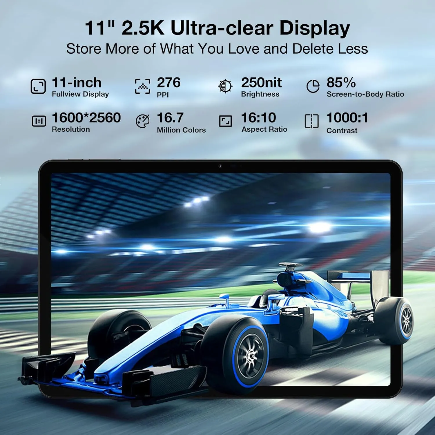 DOOGEE T40 Android Tablet,20GB 512GB/2TB Expand,11 inch Tablet Helio G99 Octa-core,Android 14 with 8580mAh Battery,IPS 1600x2560 Display,4G LTE Cellular,Face ID