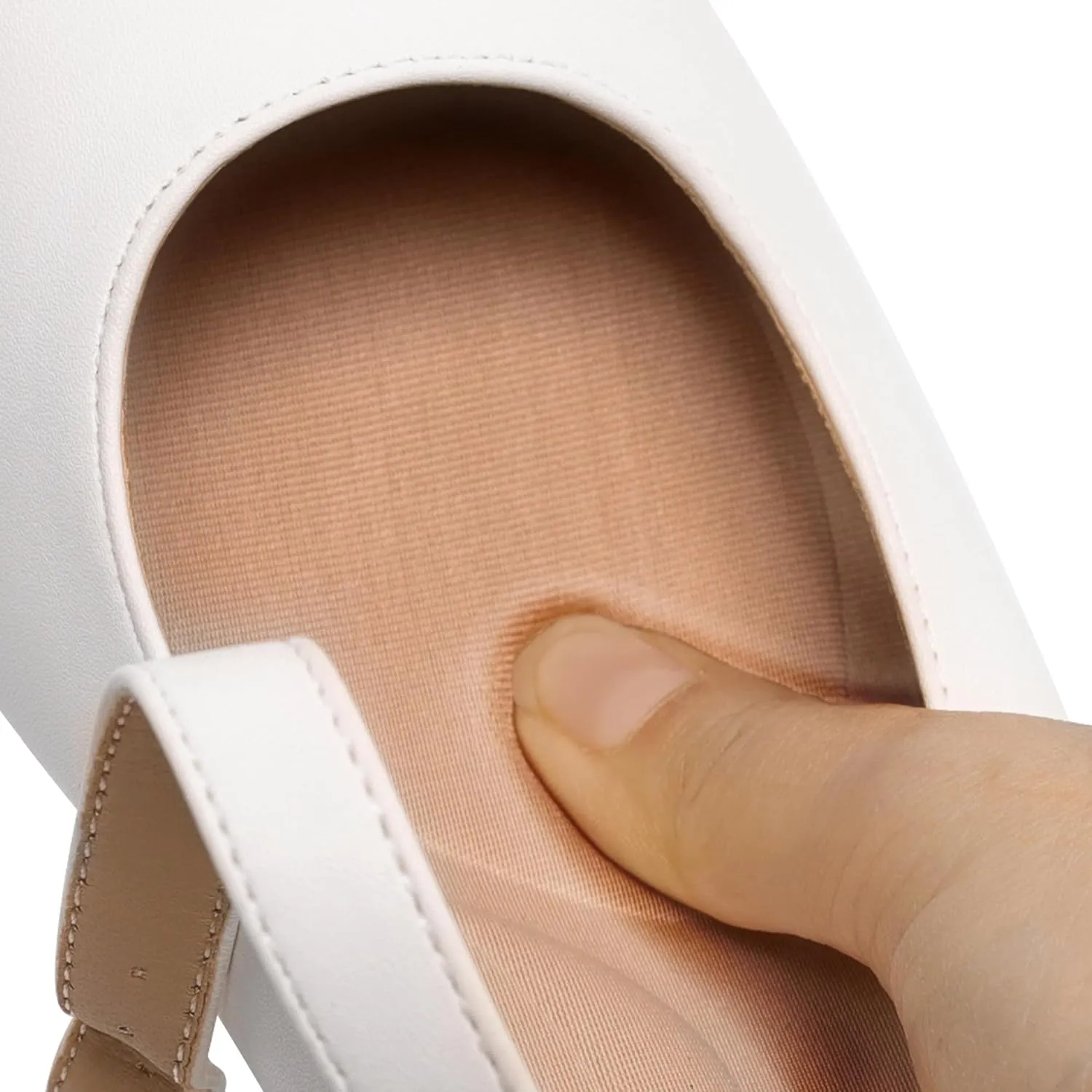DREAM PAIRS Women's Kitten Heels Pumps, Low Heel Dress Shoes Mary Jane Round Closed Toe Comfortable Shoes for Wedding Office Dancing