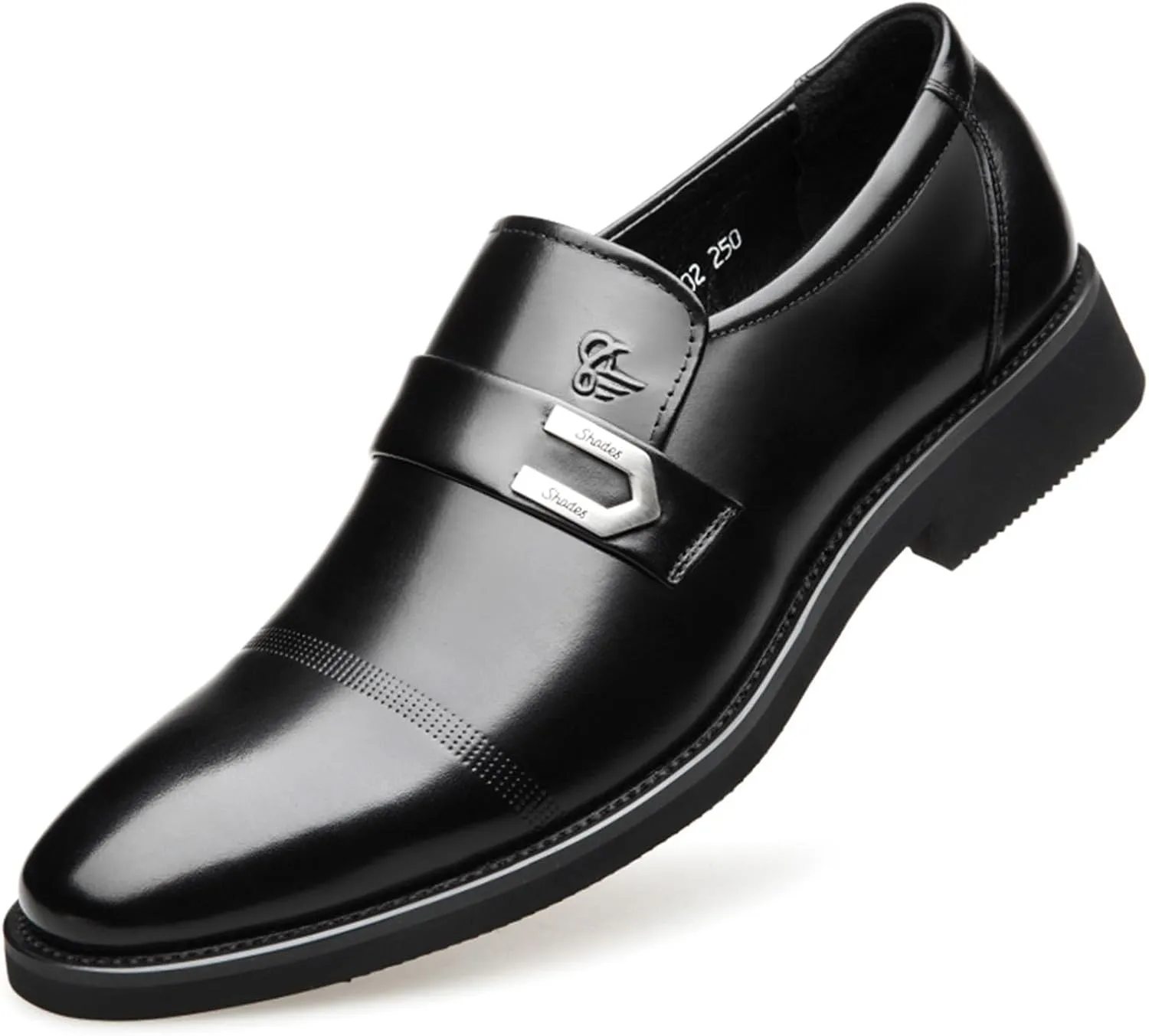 Dress Shoes for Men Men's Genuine Leather Crocodile Pattern Business Shoes Soft Footwear for Men