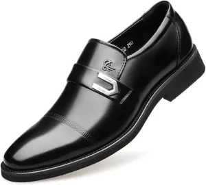 Dress Shoes for Men Men's Genuine Leather Crocodile Pattern Business Shoes Soft Footwear for Men