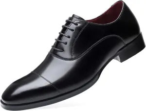 Dress Shoes for Men Men's Genuine Leather Semi-Formal Dress Shoes Luxury Casual Business Footwear for Office Use