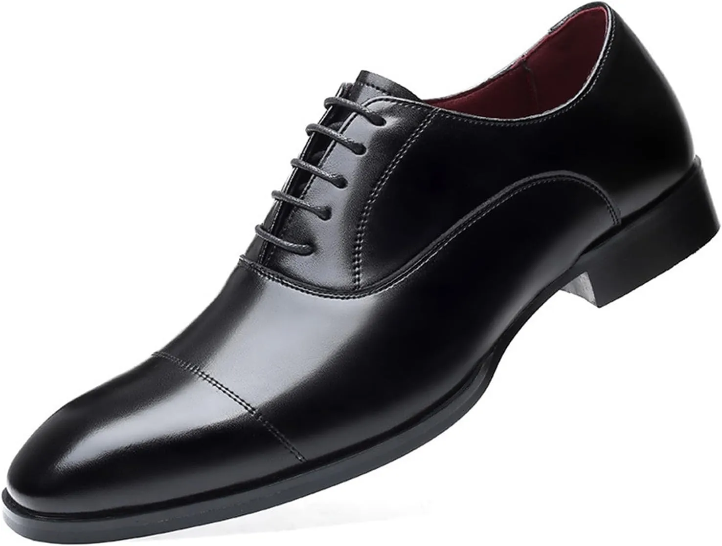 Dress Shoes for Men Men's Genuine Leather Semi-Formal Dress Shoes Luxury Casual Business Footwear for Office Use
