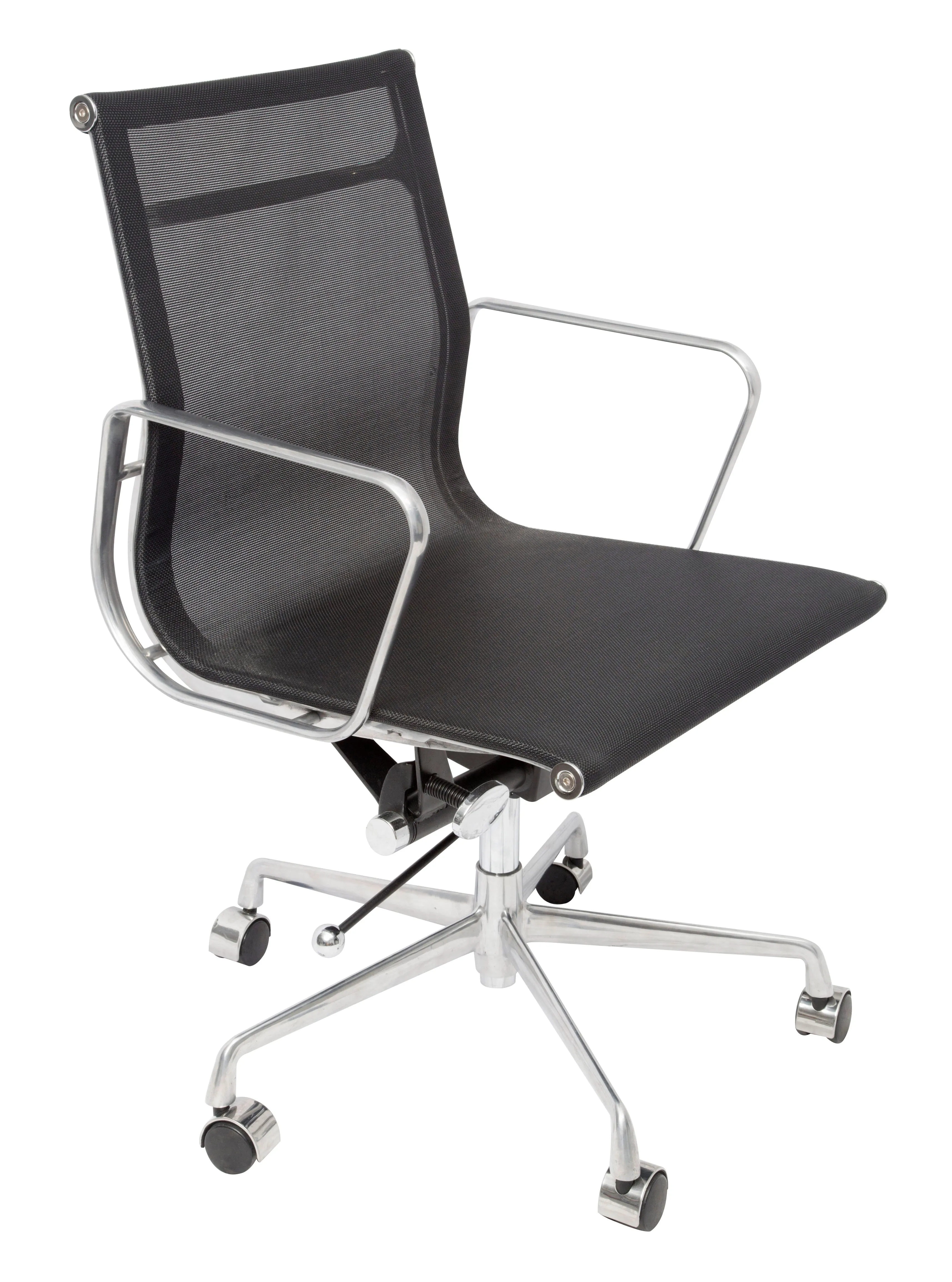 Eames Replica - Medium Back Black Mesh