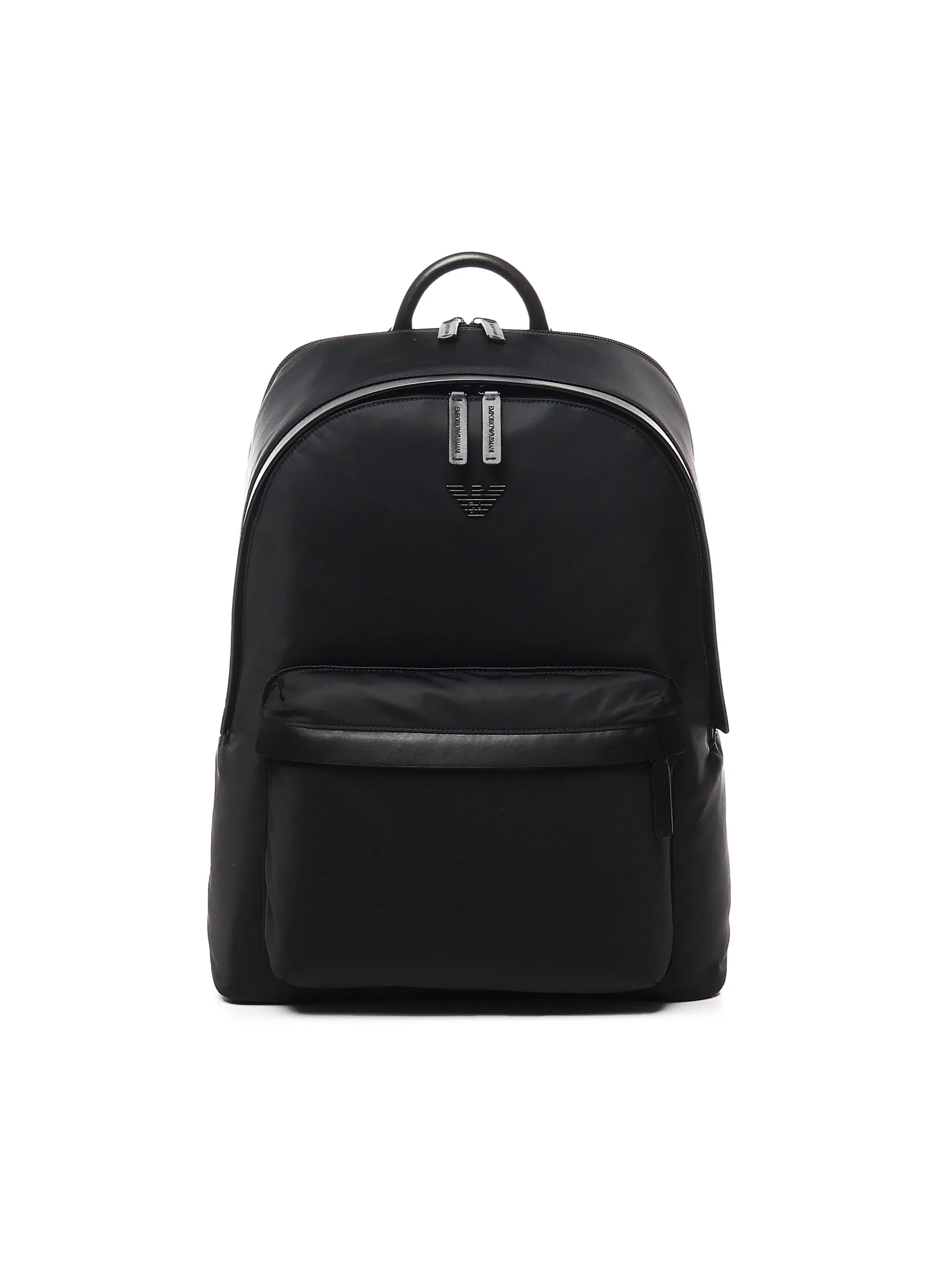 Emporio Armani Black Nylon Zip Stängningsväska
