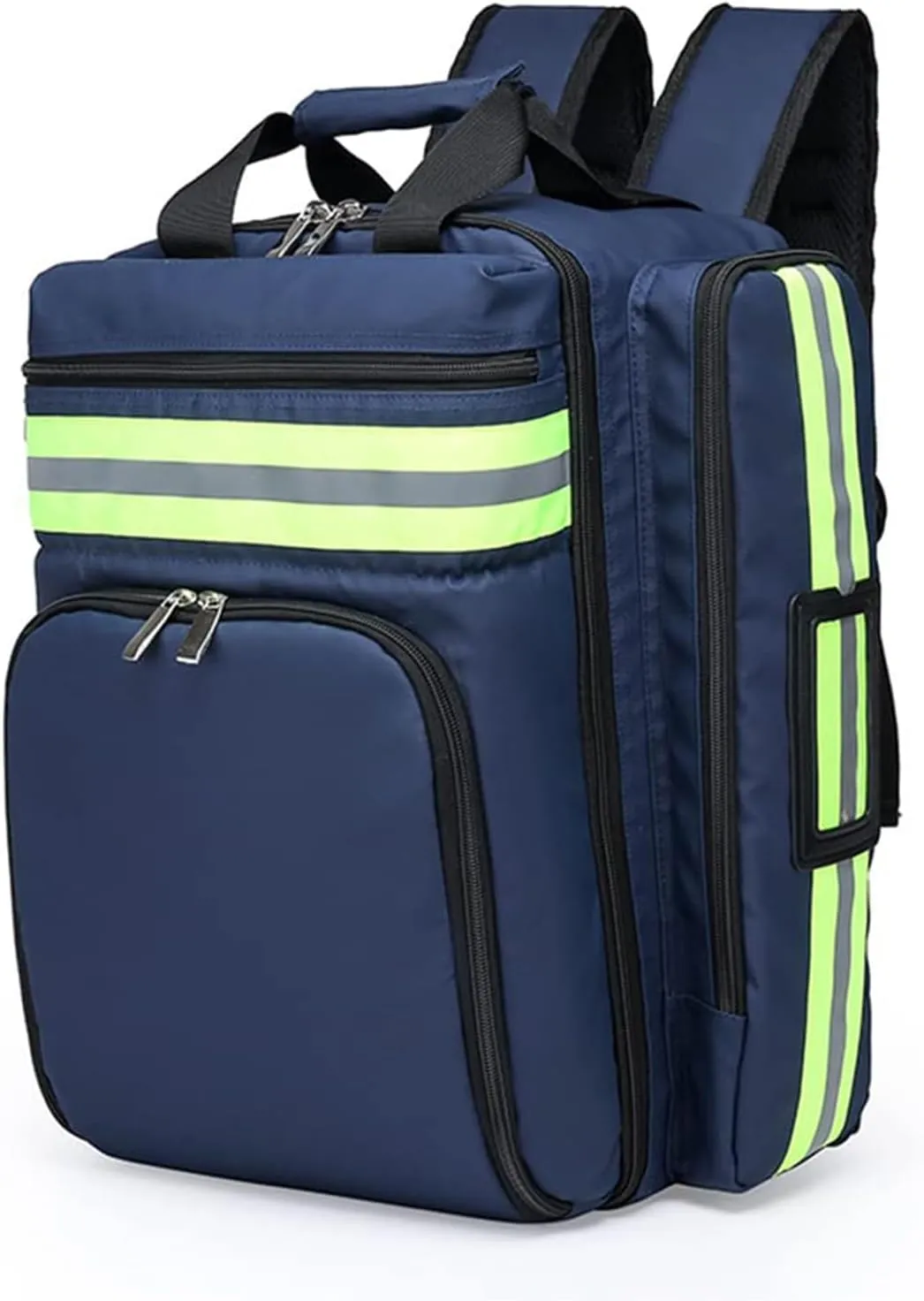 Empty First Aid Bag Emergency Responder Trauma Bag First Aid Kit Bag Large Medical Backpack for Travel Camping Cycling Outdoor Survival First Aid(Blue)