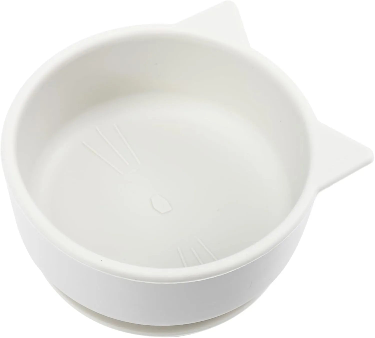 ERINGOGO Unique Cartoon Silicone Bowl for Kindergarten Use Space-saving Easy to Clean Grey