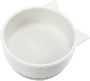 ERINGOGO Unique Cartoon Silicone Bowl for Kindergarten Use Space-saving Easy to Clean Grey