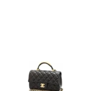 ESMEE - Flap Bag With Top Handle Black