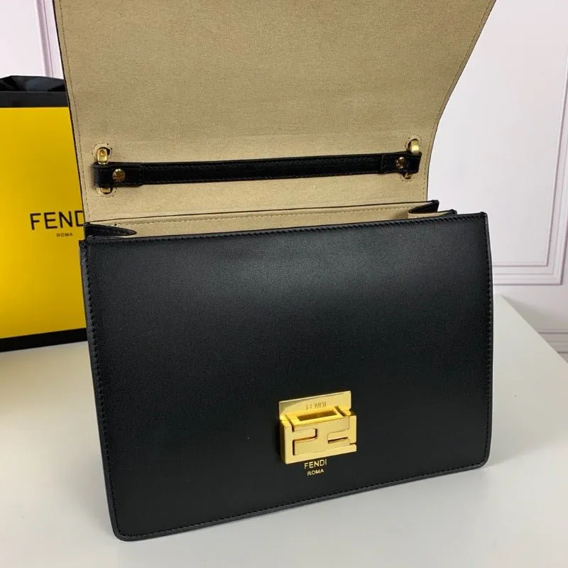 ESMEE - Kan U FF Monogram Motif Bag Brown/Black