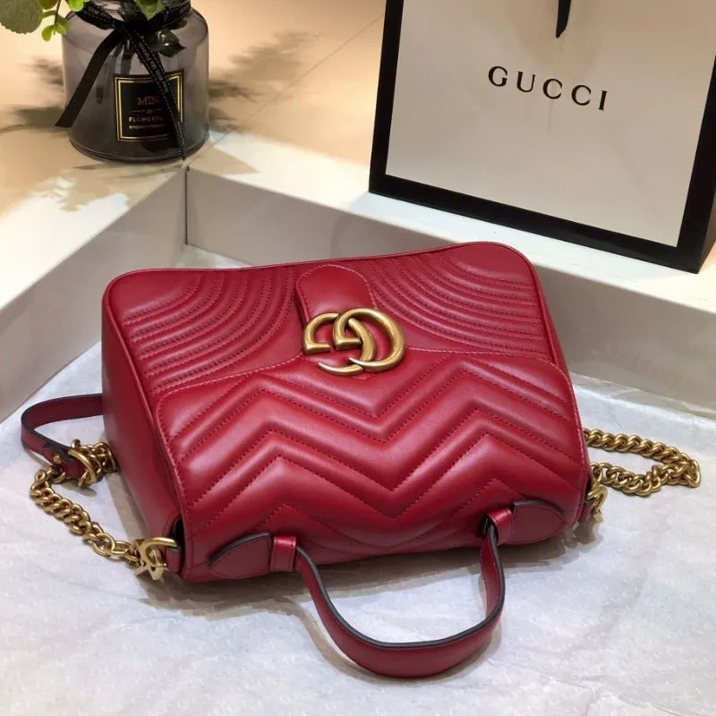 ESMEE - Marmont Handle Bag Red
