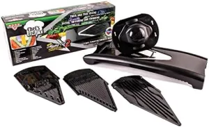 Euro-Gourmet Chef's Envy Professional Kitchen Stainless Steel V-Slicer   Bonus Recipes - Thick and Thin Slicing Vegetable & Fruits, Food Cutter, Chopper & Shredder Dicer