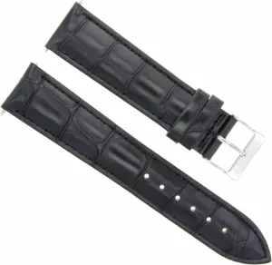 Ewatchparts 20MM/16MM LEATHER WATCH BAND STRAP COMPATIBLE WITH FRANCK MULLER CRAZY HOURS WATCH BLACK