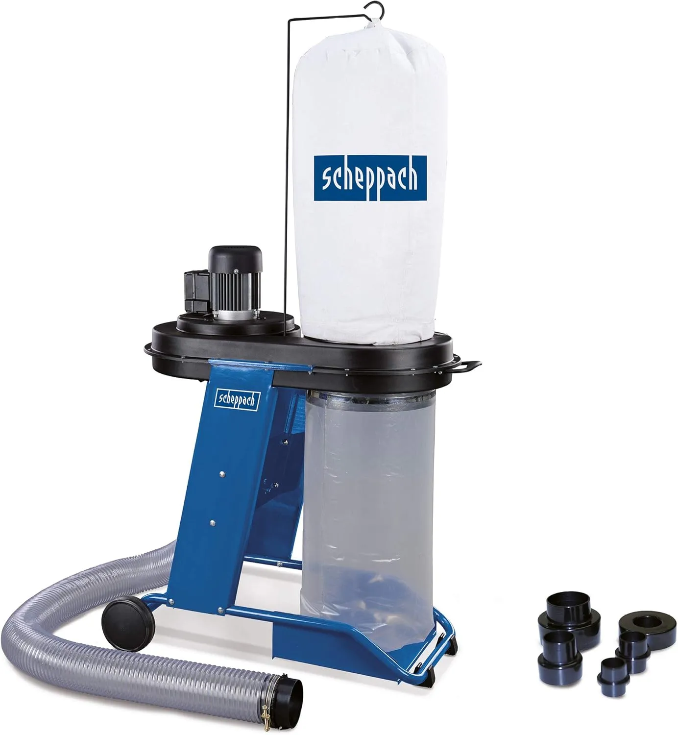 Extraction System HD12 Extraction | 550 W, Air Output 1150 m³/h, Capacity 75 L, Hose Diameter/Length 100 mm/2300 mm, Driving Device | Includes Adapter Set